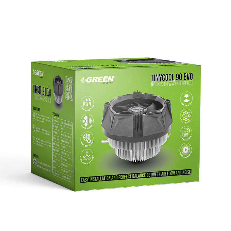جعبه خنککننده پردازنده Green TinyCool 90 EVO