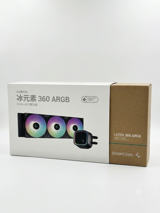 جعبه و بسته بندی خنک کننده پردازنده دیپ کول DeepCool LE720 360 ARGB