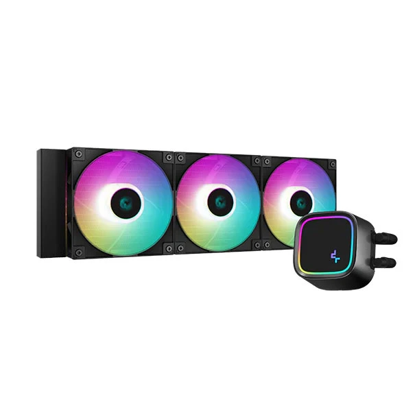 خنک کننده مایع ۳۶۰ میلی متری دیپ کول DeepCool LE720 با نورپردازی ARGB پمپ و فن ها