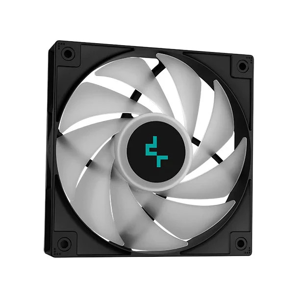 فن خنک کننده دیپ کول DeepCool LE720 ARGB با پرههای سفید و فریم مشکی