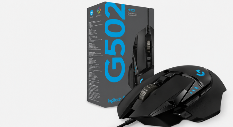 جعبه و ماوس گیمینگ لاجیتک مدل G502 Hero
