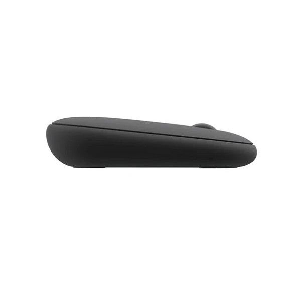 ماوس بیسیم لاجیتک M350 Pebble رنگ خاکستری از بغل