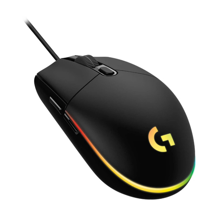 ماوس گیمینگ لاجیتک مشکی با نورپردازی RGB
