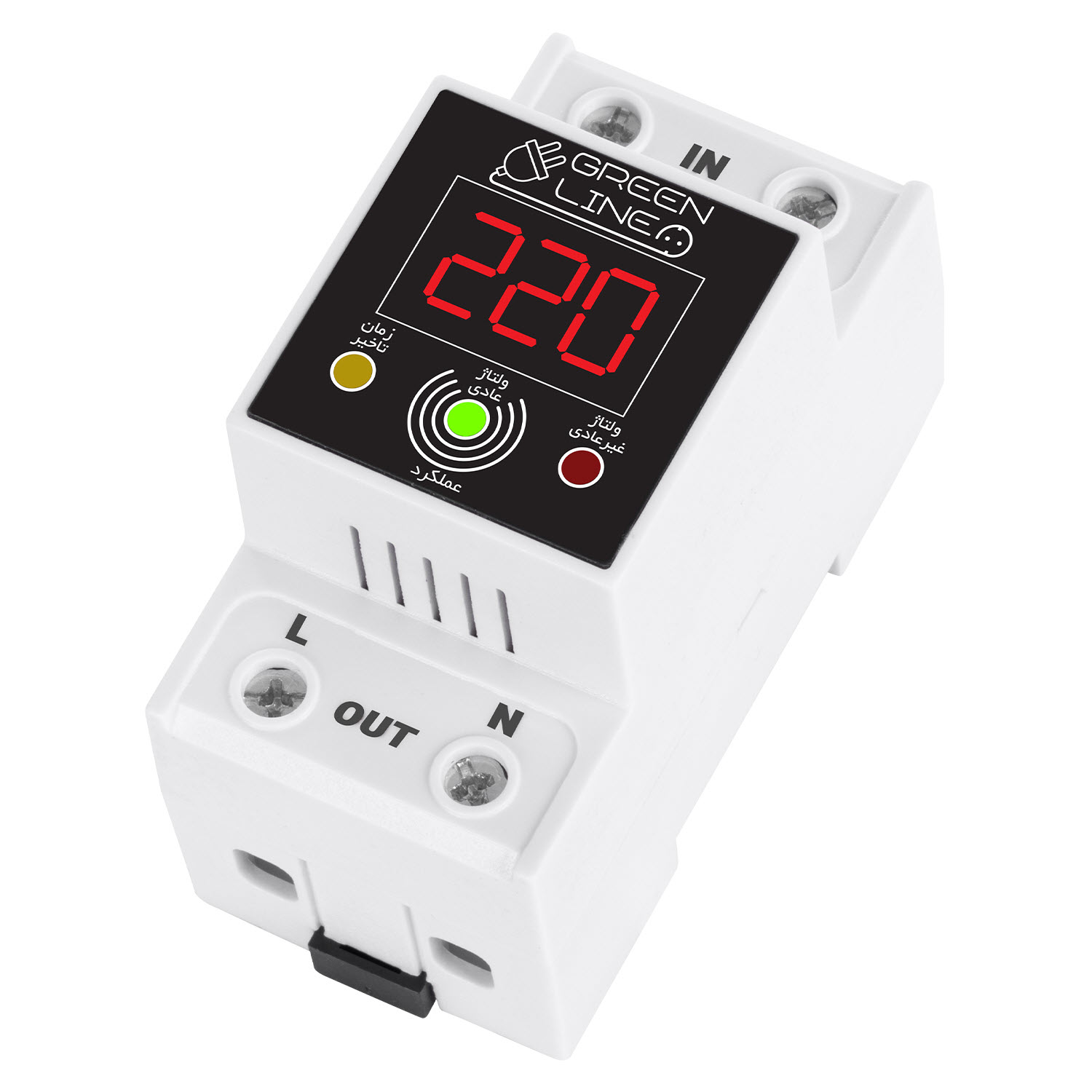 محافظ ولتاژ گرین لاین مدل GLP300DA