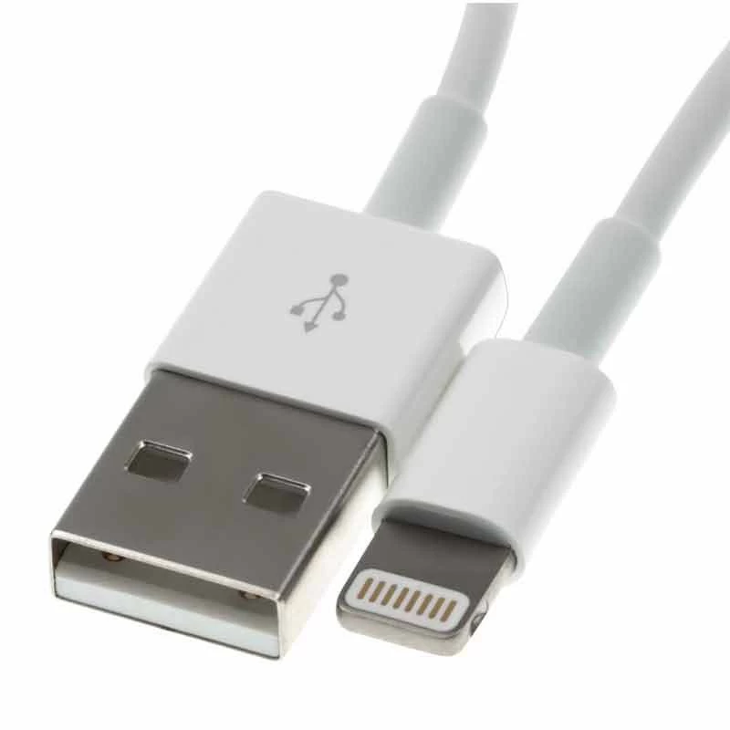 کابل شارژ آیفون USB به لایتنینگ 20 سانتی متری