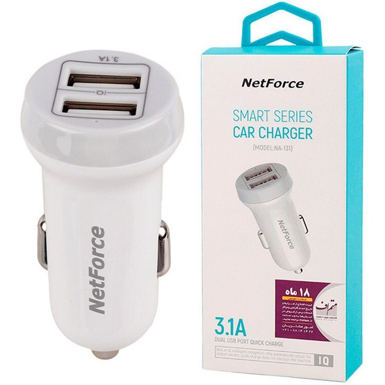 شارژر فندکی 3.1 آمپر نت فورس مدل NA-131