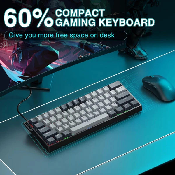 کیبورد گیمینگ آئولا مدل WIN60 HE Pro
