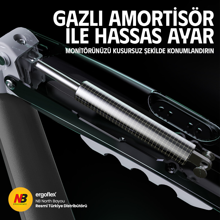 پایه مانیتور دوتایی NB North Bayou مدل H180-XE
