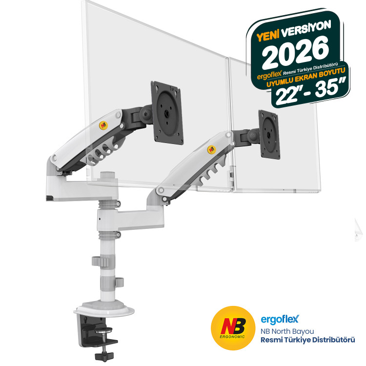 پایه مانیتور دوتایی NB North Bayou مدل H180-XE
