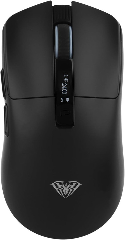 ماوس گیمینگ MechLands Aula SC590 PRO مجهز به نمایشگر، با اتصال 2.4G / USB-C / بلوتوث