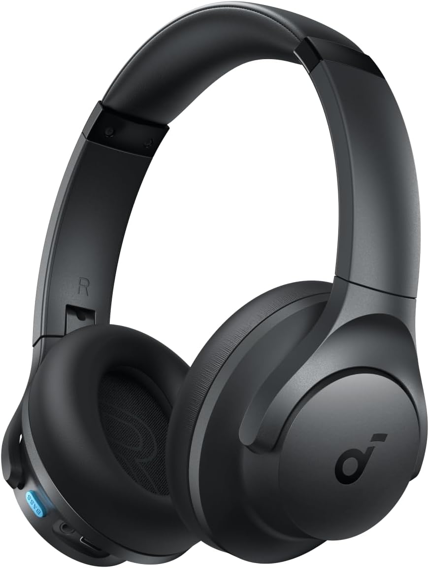 هدفون بلوتوثی بی‌سیم دورگوشی (Over-Ear) انکر مدل Soundcore Q11i، دارای بیس عمیق، ۶۰ ساعت شارژدهی، صدای با وضوح بالا (Hi-Res)، پدهای گوش قابل تعویض و اتصال همزمان به چند دستگاه (Multipoint)