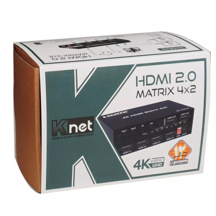 ماتریکس 4 در 2 HDMI کی نت K-M42